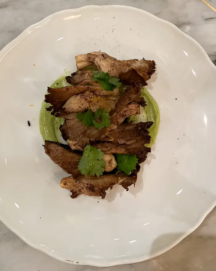 Oyster Mushroom Kebab