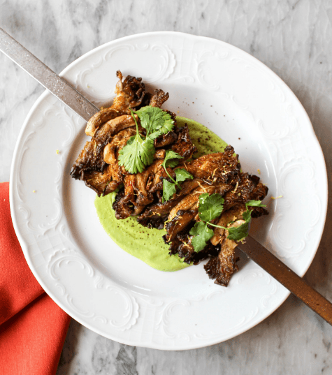 Oyster Mushroom Kebab